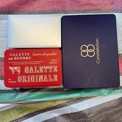 クッキーの空き缶9個セットの画像