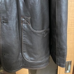 羊革のジャケットの画像