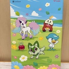 ③新品未使用✨ポケモン 自由帳 イベント景品 非売品 SoftBank❁¨̮の画像
