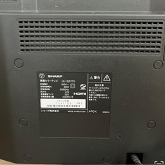 【お話中】シャープ　32型　テレビ　LC-32H10 リモコンつきの画像