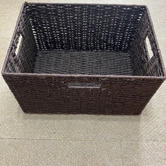 [12/15まで](24)手編み風ペーパーバスケット　 4個セットの画像