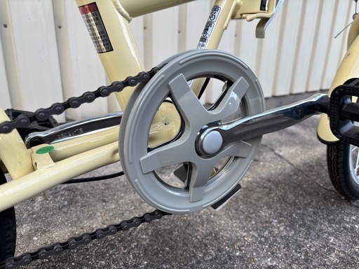 【ほぼ未使用】SimpleStyle 折畳自転車 H16 アイボリー 自転車