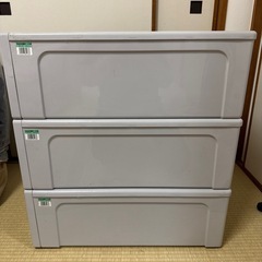 衣装ケース3段　衣類収納　引き出し　取り外し可能の画像