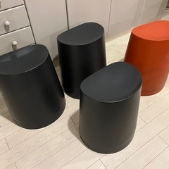 【商談中】無印良品 ポリプロピレンスタッキングスツールの画像