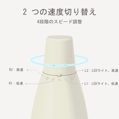 赤ちゃん 電動爪切り ネイルトリマー LEDライト 静音設計 ベビー爪やすりの画像