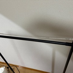 取り外し可能な物干し竿  高さ120cm、幅60cmの画像