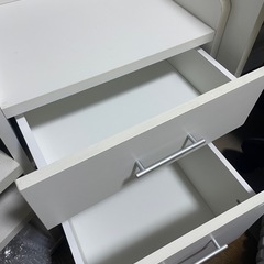 家具 引き出しボックス ホワイト キャスター付き 無料の画像