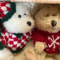 クリスマスオーナメント　7体セット　ぬいぐるみ　の画像