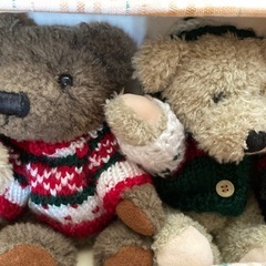 クリスマスオーナメント　7体セット　ぬいぐるみ　の画像