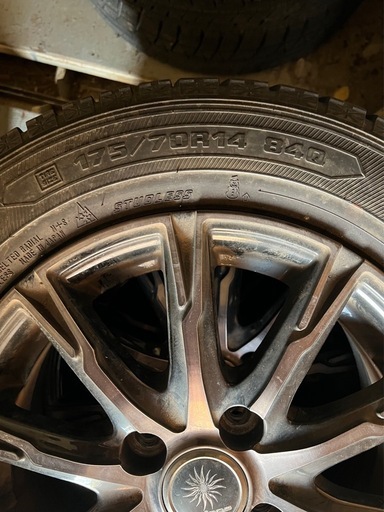 175/70R14,2020年,4本　アルミセット