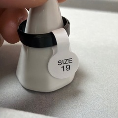 19号 指輪 リング ブラック アクセサリーの画像