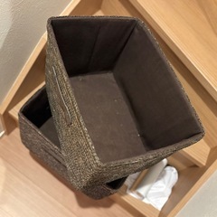 収納カゴ2個の画像