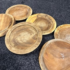 木製プレート　6枚セット
の画像