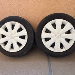スズキ　スペーシア（MK-32S）  純正ホイールとタイヤセットの画像