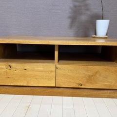 ナチュラルウッドテレビ台 105cm 105-ITVボード　プリウス　日本製の画像