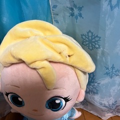 Disney エルサ 衣装 110cm ぬいぐるみ付きの画像