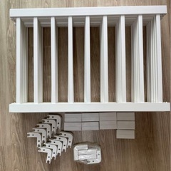 ベビーサークル　ホワイトの画像