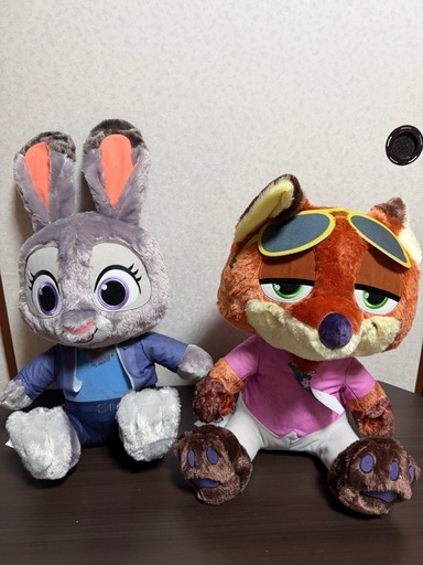 j*k様 ズートピア2 スーパーラージぬいぐるみ ジュディ ニック セット　3体 ズートピア2 スーパーラージぬいぐるみ ジュディ ニック セット 2
