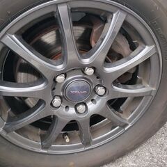 195/65R15　スタッドレス＆アルミホイール4本セット ナット付き　ブリヂストン 配達発送可能の画像
