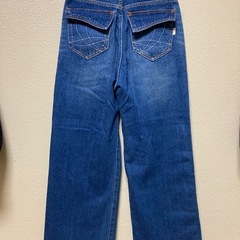 Qキュー　ワイドデニムパンツの画像