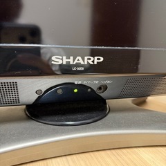 SHARP LC-32E8 32インチ液晶テレビ　純正リモコン付の画像