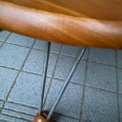 天然木折り畳みテーブルの画像