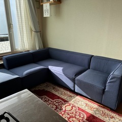 美品　ニトリ　ソファー　コーナーソファー　カウチソファー　4点セットの画像