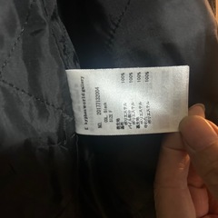 フェイクファーコート　ブラックの画像