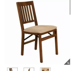 Costco折りたたみダイニングチェア1台の画像