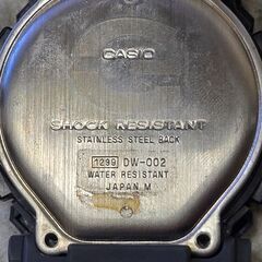 G-SHOCK RESISTANT DW-002 バンド ペニシリン 腕時計の画像