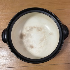 受け渡し予定者あり　土鍋　黒　8号の画像