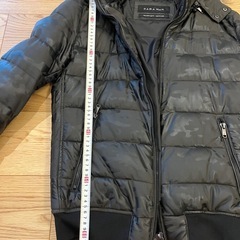 訳ありZARA ダウンm~l迷彩カモ　の画像