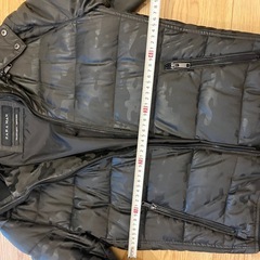 訳ありZARA ダウンm~l迷彩カモ　の画像