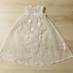 Hakka Baby ベビードレス ホワイトの画像