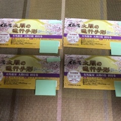 太閤の湯。有馬温泉。平日4枚セットの画像