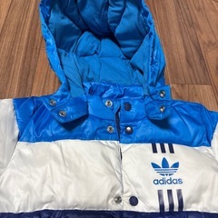 キッズ　男の子　ダウン　90cm ほぼ新品アディダスの画像