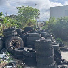 廃タイヤあげますの画像