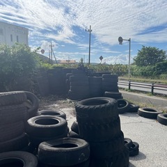 廃タイヤあげますの画像