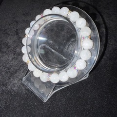 レインボームーンストーン8mmブレスレット☪️16cmの画像