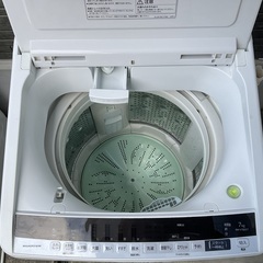 美品【分解洗浄済み】日立 全自動洗濯機　ビートウォッシュ7kg  2020年製の画像
