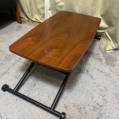 リフトテーブル(ブラウン)の画像