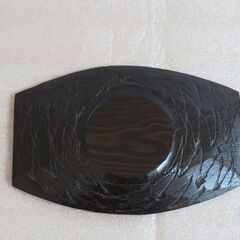 仙台伝統工芸・埋もれ木細工茶托の画像