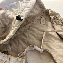 抱っこケープ　防寒　キルティング　収納ポーチ付きの画像