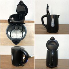 電気ケトル2個セット dretec ルイボスPO-354ブラック ティファール「アプレシア プラス」BF805 湯沸かし カラ炊き防止機能付きの画像