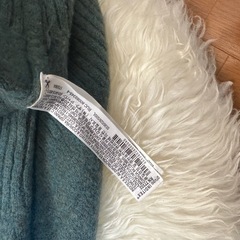 ZARA リボン　グリーン　緑　ニット　海外　韓国　インポートの画像