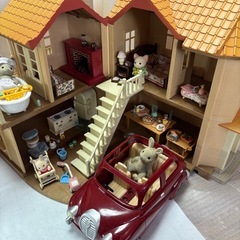 シルバニアお家ログハウスセットの画像