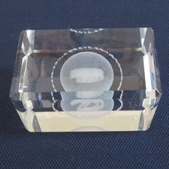 ガラスペーパーウェイト（ノベルティグッズ）の画像