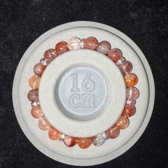 赤水晶8mmブレスレット☪️16cmの画像