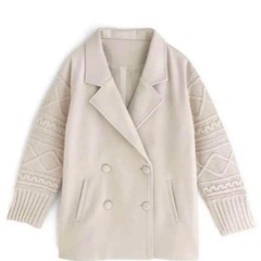 激安！GRL アームニットコート　Rちゃん着用の画像