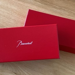 Baccarat　バカラ　赤いボックス　ケース　空箱　ブランド箱　ブランドケースの画像